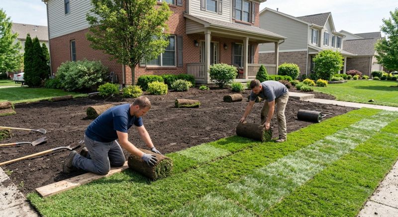 Bentgrass Sod Installation in Aiken, SC